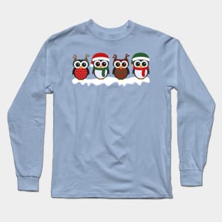 Christmas Penguins Long Sleeve T-Shirt